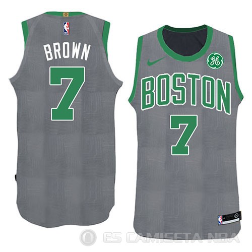 Camiseta Jaylen Brown #7 Boston Celtics Navidad 2018 Verde - Haga un click en la imagen para cerrar